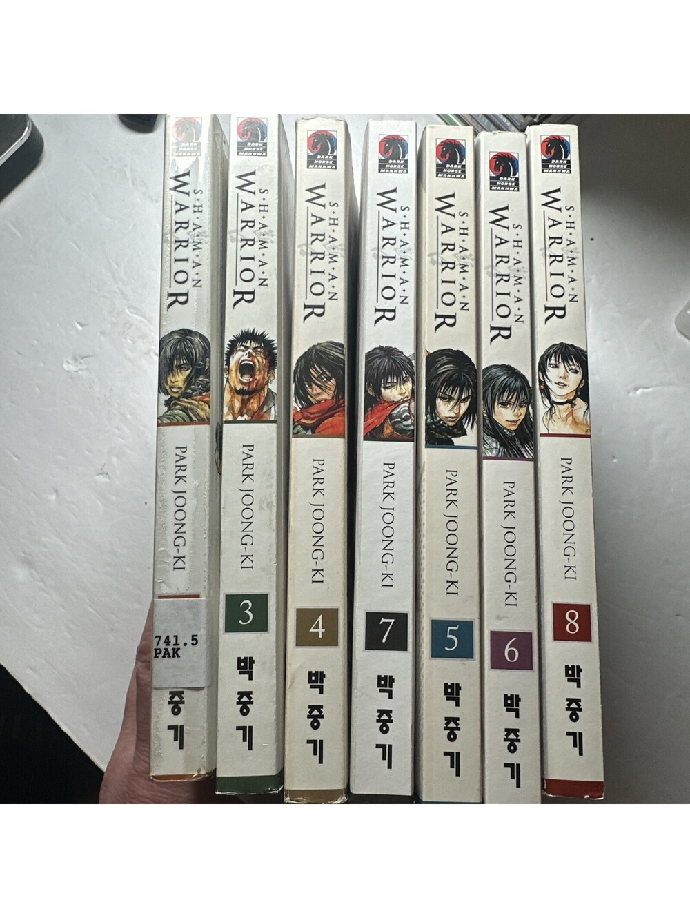 Shaman Warrior Manga Vol 2-8 Lot Park Joong-Ki Dark Horse English OOP 7 Books